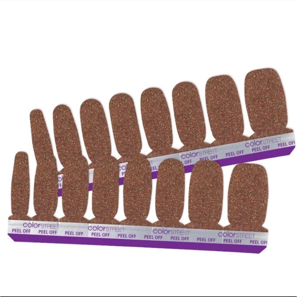 *Retired* Color Street: Sahara Jewel | Brown Neutral Earthy Glitter Chocolate - Picture 15 of 15